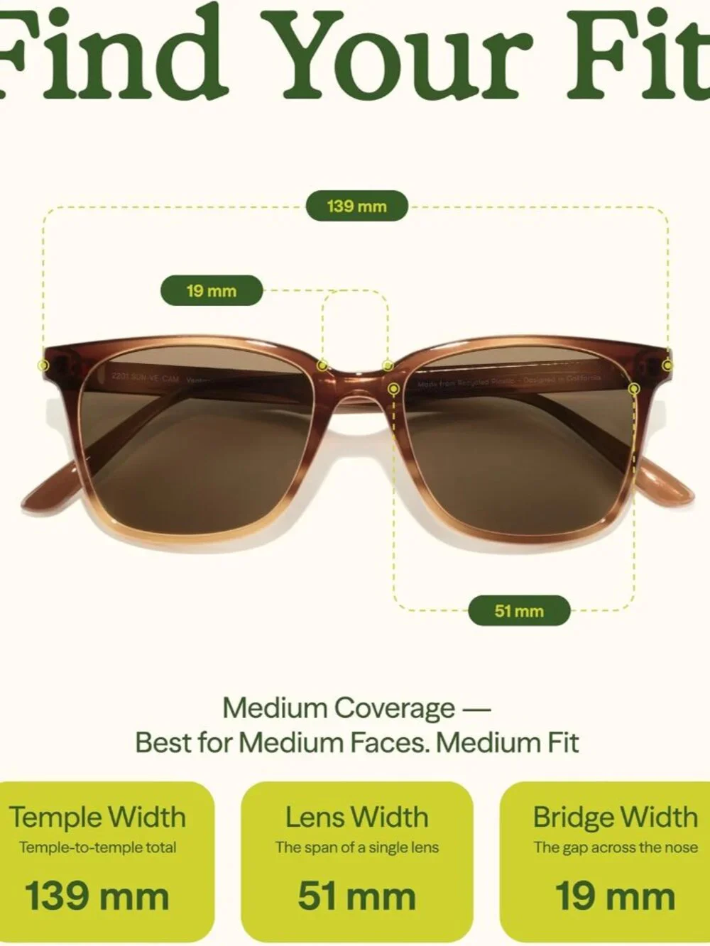 Lightweight Ventana Polarized Sunglasses - Classic Style with Full UV Protection
